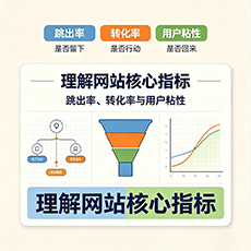 本溪建站-理解网站核心指标：跳出率、转化率与用户粘性