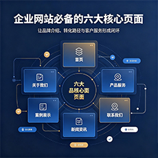 本溪建站-企业网站必备的六大核心页面